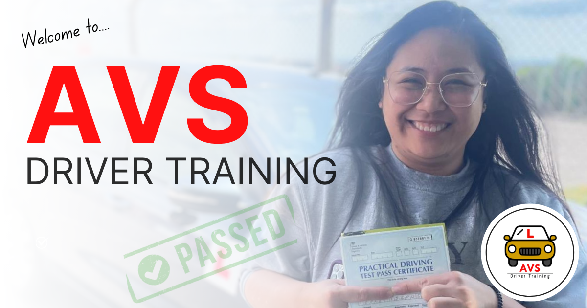 Welcome to AVS Driver Training - happy learner who passed their driving test in Portsmouth
